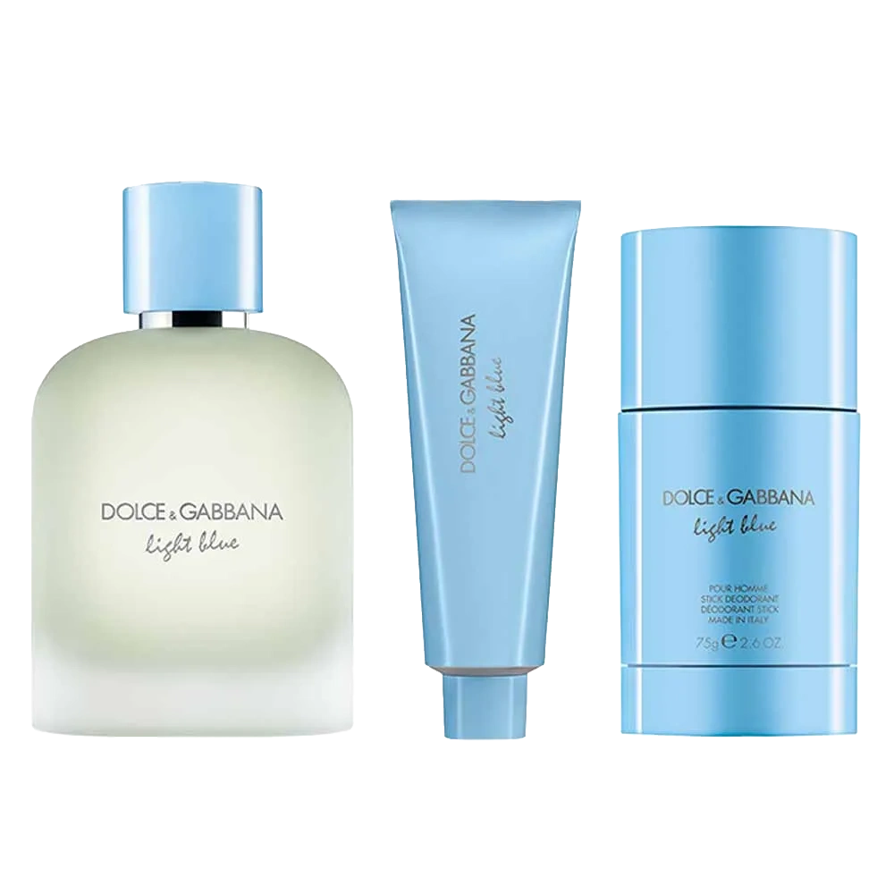 DG LIGHT BLUE EDT KIT 100ML+SG50ML+DEO75