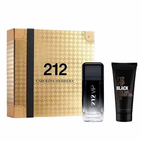 CH KIT 212 VIP BLACK MASCULINO EDP 100ML + SHW GEL 100ML